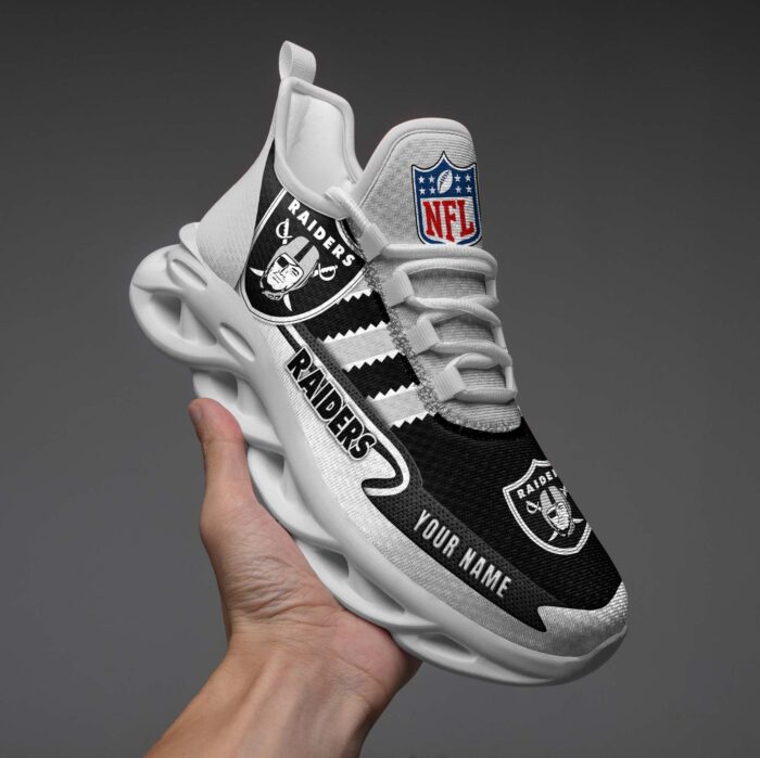 Personalized NFL Las Vegas Raiders Max Soul Shoes