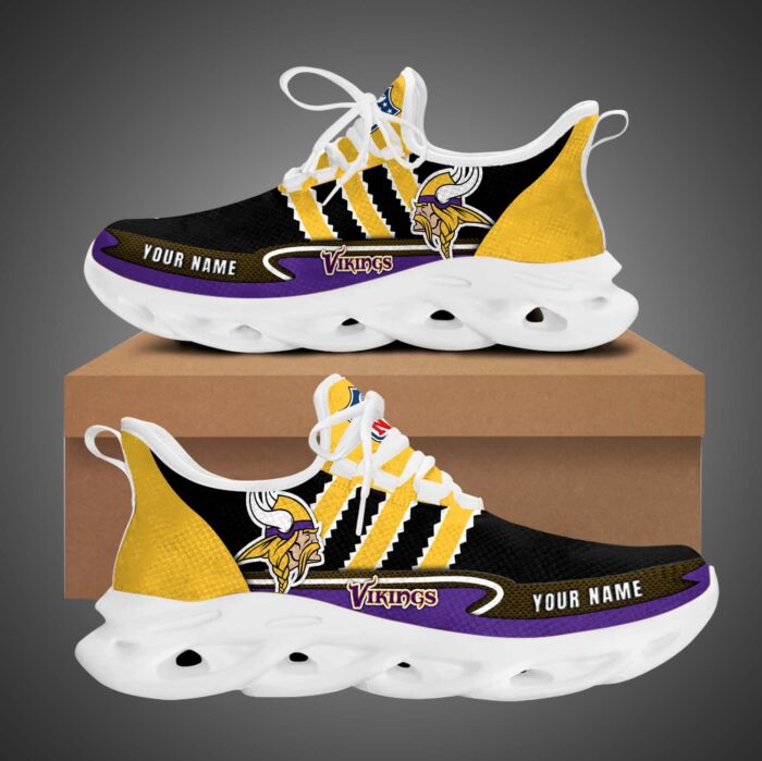 Personalized NFL Minnesota Vikings Max Soul Shoes