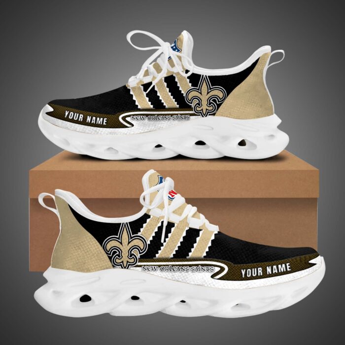 Personalized NFL New Orleans Saints Max Soul Shoes