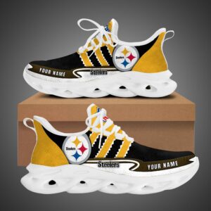 Personalized NFL Pittsburgh Steelers Max Soul Shoes