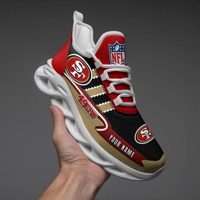 Personalized NFL San Francisco 49ers Max Soul Shoes