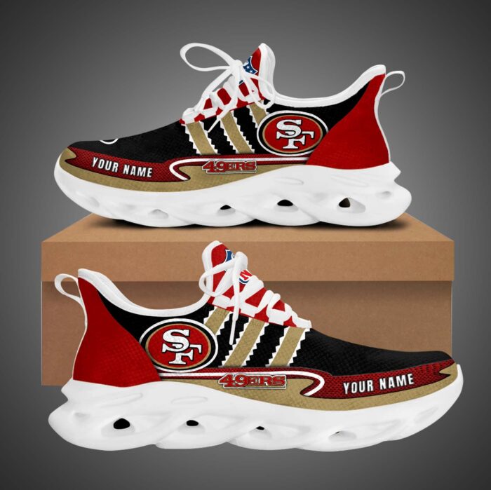 Personalized NFL San Francisco 49ers Max Soul Shoes