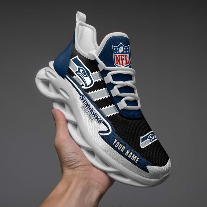 Personalized NFL Seattle Seahawks Max Soul Shoes