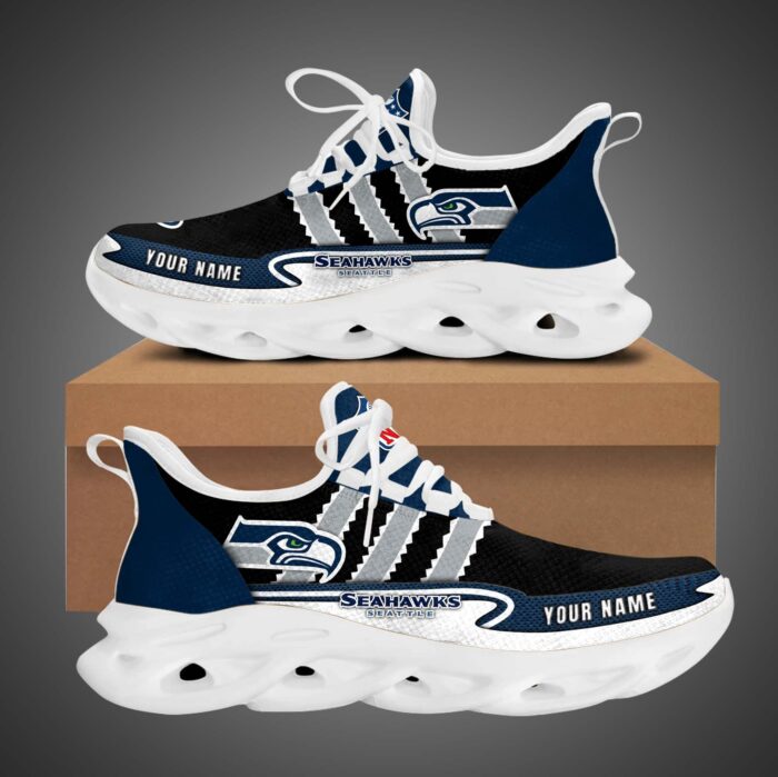 Personalized NFL Seattle Seahawks Max Soul Shoes