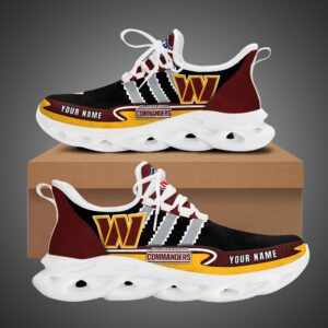 Personalized NFL Washington Commanders Max Soul Shoes