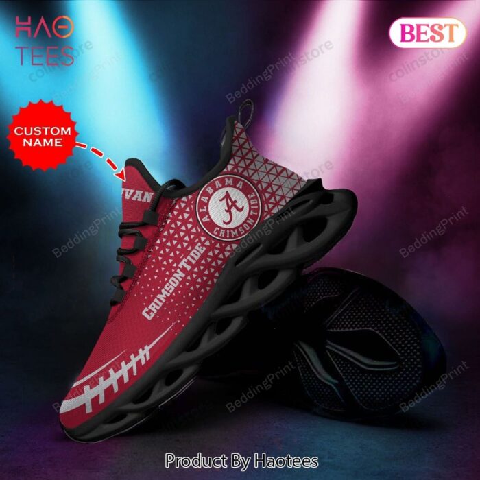 Personalized Name Alabama Crimson Tide NCAA Max Soul Shoes