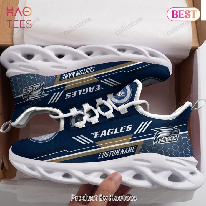 Personalized Name Georgia Southern Eagles NCAA Max Soul Shoes