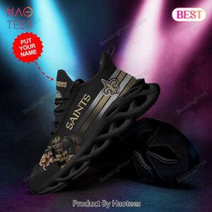 Personalized Name New Orleans Saints NFL Max Soul Shoes