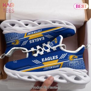 Personalized Name West Coast Eagles AFL Max Soul Shoes