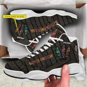 Personalized Native American Adidas Custom Air Jordan 13 Shoes