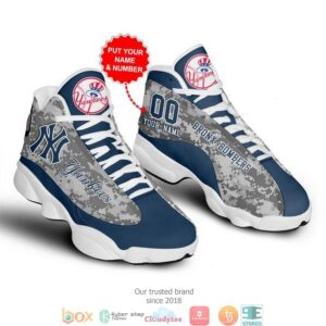 Personalized New York Yankees Mlb Baseball Air Jordan 13 Sneaker Shoes