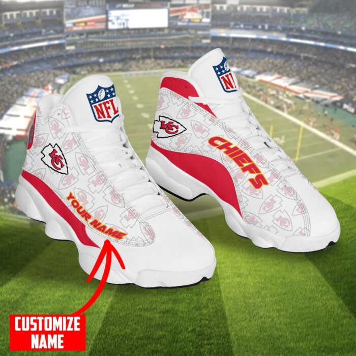 Personalized Nfl Kansas City Chiefs Air Jordan 13 Shoes