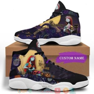 Personalized November Queen Halloween Sally The Nightmare Before Christmas Air Jordan 13 Sneaker Shoes