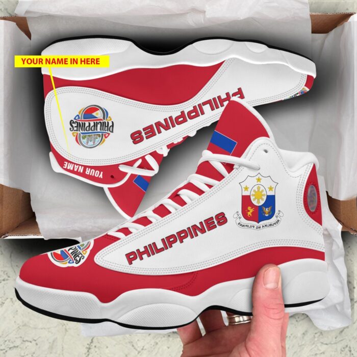 Personalized Philippines Air Jordan 13 Sneaker Shoes