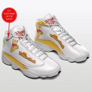 Personalized Printed Winnie The Pooh Air Jordan 13 Sneaker Shoes