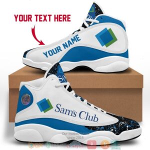 Personalized Sams Club Color Plash Air Jordan 13 Sneaker Shoes