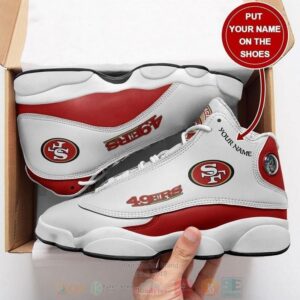 Personalized San Francisco 49Ers Nfl Team Custom Air Jordan 13 Shoes