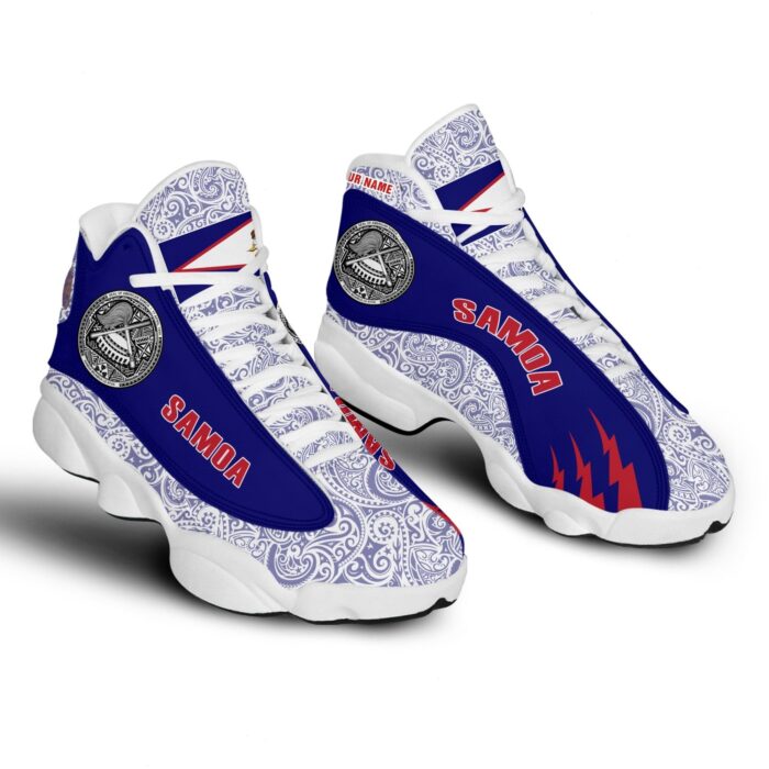 Personalized Seal Of American Samoa Custom Air Jordan 13 Shoes