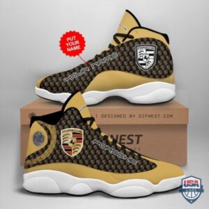 Personalized Shoes Porsche Air Jordan 13 Custom Name