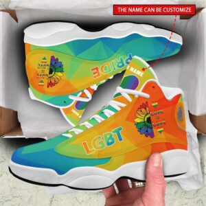 Personalized Sunflowers Lgbt Love Is Love Custom Air Jordan 13 Shoes