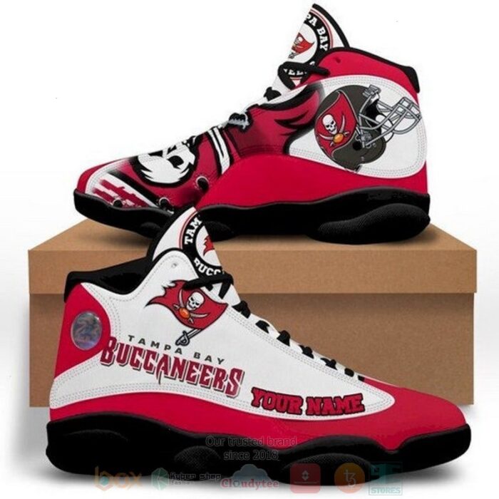 Personalized Tampa Bay Buccaneers Nfl Custom Air Jordan 13 Shoes