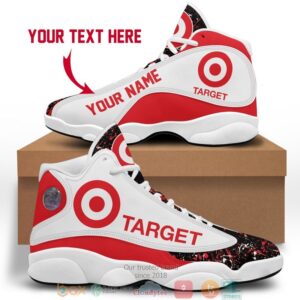 Personalized Target Color Plash Air Jordan 13 Sneaker Shoes