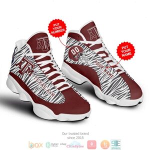 Personalized Texas A M Aggies Nfl 2 Football Air Jordan 13 Sneaker Shoes