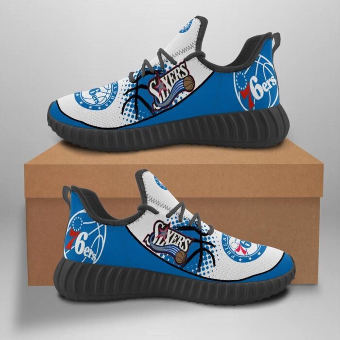 Philadelphia 76Ers Unisex Sneakers New Sneakers Basketball Custom Shoes Philadelphia 76Ers Yeezy Boo Yeezy Shoes