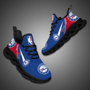 Philadelphia 76ers Personalized NBA Max Soul Shoes