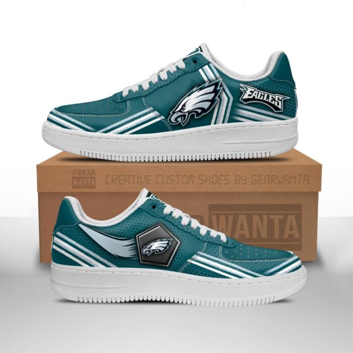 Philadelphia Eagles Air Sneakers Custom For Fans