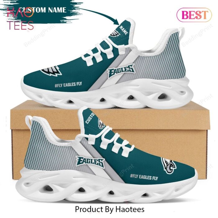 Philadelphia Eagles Blue Mix Grey Max Soul Shoes