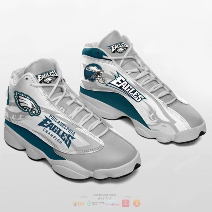 Philadelphia Eagles Champion Nfl Air Jordan 13 Shoes