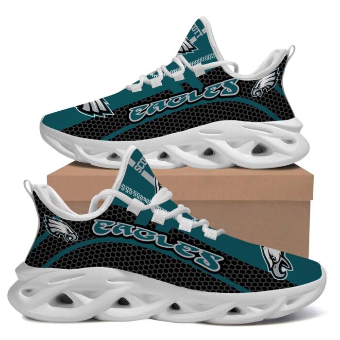 Philadelphia Eagles Clunky NFL Custom Name For Sport Lover Max Soul Sneaker Running Sport Shoes