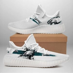 Philadelphia Eagles Football Team Custom Yeezy Sport Teams Yeezy Boost Custom Shoes Gift 3