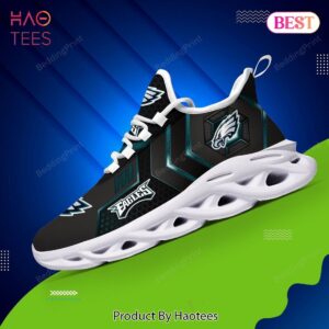 Philadelphia Eagles NFL Black Blue Max Soul Shoes Fan Gift