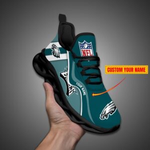 Philadelphia Eagles NFL Customized Unique Max Soul Shoes