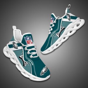 Philadelphia Eagles NFL Customized Unique Max Soul Shoes