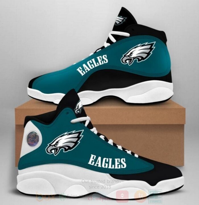 Philadelphia Eagles Nfl Air Jordan 13 Shoes 3