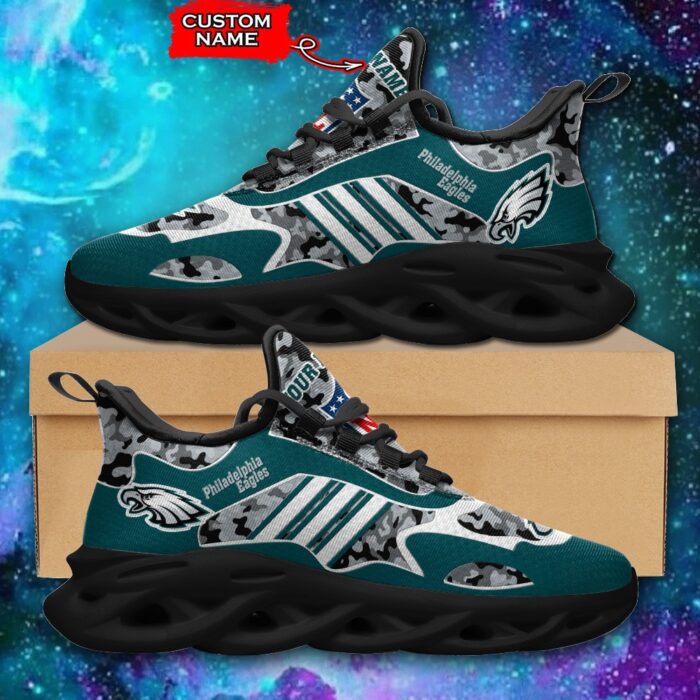 Philadelphia Eagles Personalized Max Soul Shoes Ver 1