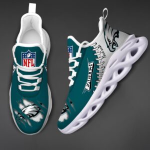 Philadelphia Eagles Personalized Max Soul Shoes for NFL Fans