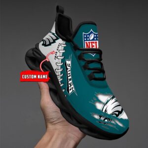 Philadelphia Eagles Personalized Max Soul Shoes for NFL Fans