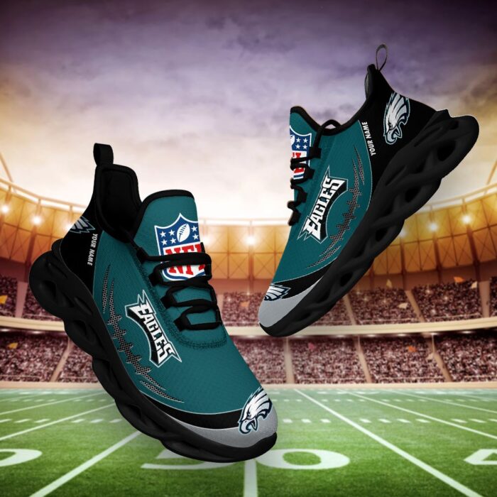 Philadelphia Eagles Personalized NFL Max Soul Shoes