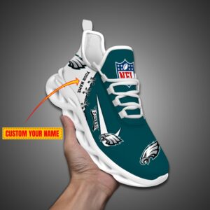 Philadelphia Eagles Personalized NFL Max Soul Shoes Fan Gift