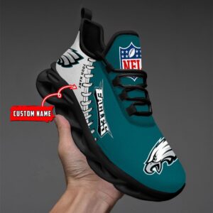 Philadelphia Eagles Personalized NFL Max Soul Shoes Ver 2