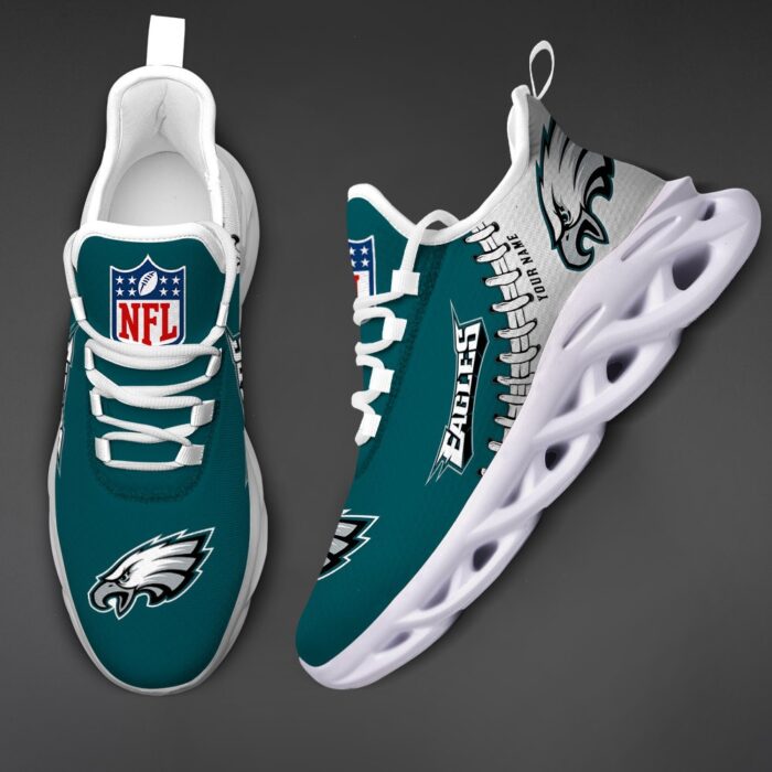 Philadelphia Eagles Personalized NFL Max Soul Shoes Ver 2