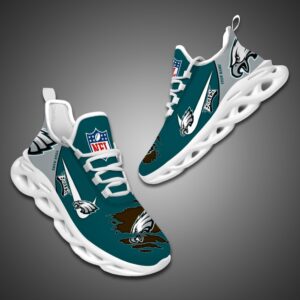 Philadelphia Eagles Personalized NFL Max Soul Shoes for Fan