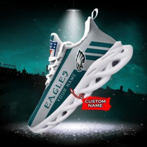 Philadelphia Eagles Personalized NFL Max Soul Sneaker