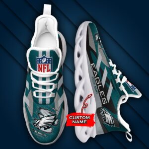 Philadelphia Eagles Personalized NFL Max Soul Sneaker Ver 1