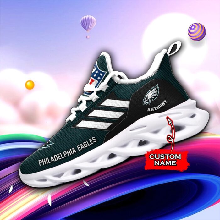 Philadelphia Eagles Personalized NFL Max Soul Sneaker for Fans