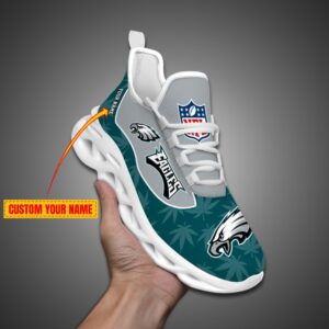 Philadelphia Eagles Personalized Weed Limited Edition Max Soul Shoes